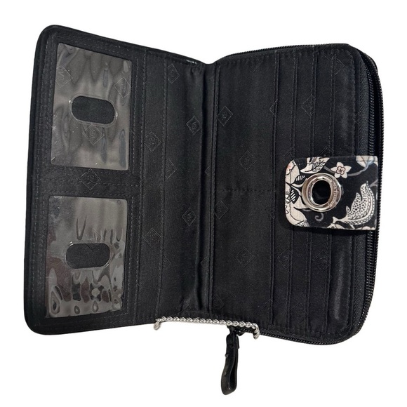 Vera Bradley Turn-Lock Large Wallet, RFID Protection, Holland Garden, Floral EUC - Picture 3 of 13